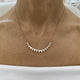 Diamond Chain Necklace 2.66 Carat Rose Gold 14K