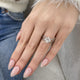 DN7790 Engagement Ring 1.90 carat, 18K gold