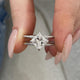 DN7790 Engagement Ring 1.90 carat, 18K gold