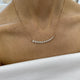 Diamond Chain Necklace 2.13 Carat Rose Gold 14K