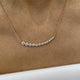 Diamond Chain Necklace 2.13 Carat Rose Gold 14K