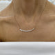 Diamond Chain Necklace 2.13 Carat Rose Gold 14K