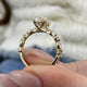 DN7782 Engagement Ring 2.50 carat, 18K gold