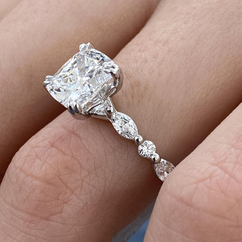 DN7785 Engagement Ring 2.50 carat, 18K gold