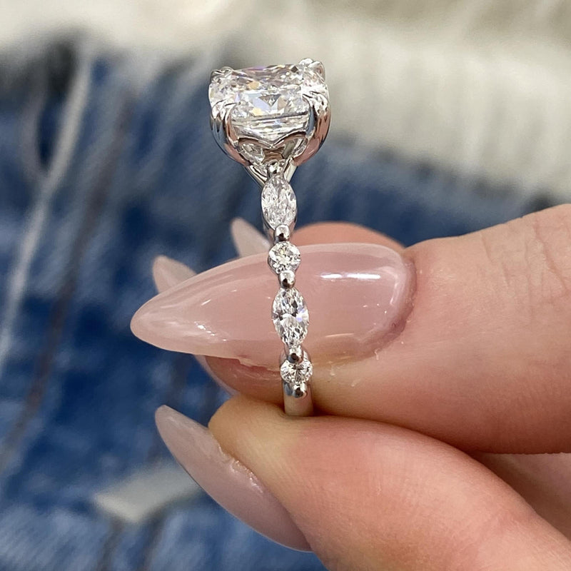 DN7785 Engagement Ring 2.50 carat, 18K gold