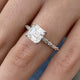 Mirren Diamond Engagement Ring, Solid 18K Gold