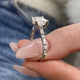 Mirren Diamond Engagement Ring, Solid 18K Gold