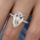 DN7807 Engagement Ring 4.70 carat, 18K gold