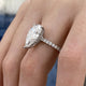 DN7807 Engagement Ring 4.70 carat, 18K gold