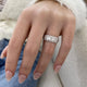 Diamond Wedding Band 1.59 Carat White Gold 14K