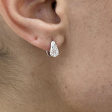Diamond Hoop Earrings 0.80 ct White Gold