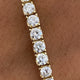 Diamond Tennis Bracelet 8.6 ct Yellow Gold