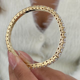 Diamond Tennis Bracelet 8.65 ct Yellow Gold
