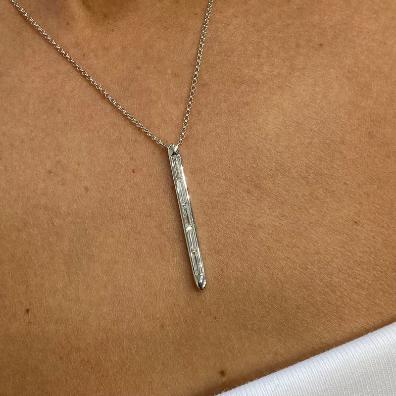 Diamond Pendant Necklace 0.3 ct White Gold