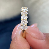 Diamond Stackable Ring 1.25 Carat Yellow Gold 14K