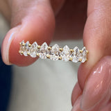 Diamond Stackable Ring 1.25 Carat Yellow Gold 14K