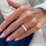 Diamond Stackable Ring 1.25 Carat Yellow Gold 14K