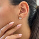 Diamond Stud Earrings 0.8 ct Rose Gold