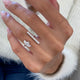 Diamond Cluster Ring 0.86 Carat White Gold 14K