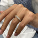Diamond Band Ring 0.9 ct Yellow Gold