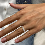 Diamond 7 Stone Ring 1.48 Carat Yellow Gold 14K