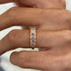 Diamond Stackable Fashion Ring 0.95 ct TCW, Rose Gold 14K