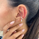 Diamond Cuffs Earrings 0.45 ct TCW, Rose Gold