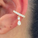 Diamond Cuff Earrings 0.5 ct Rose Gold