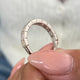 Diamond Half Eternity Ring 1.26 Carat White Gold 14K