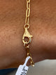 Diamond Chain Bracelet 2.65 Carat Yellow Gold 14K