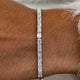 Diamond Chain Bracelet 1.80 Carat White Gold 14K