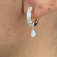 Diamond Dangle 1.36 Carat Yellow Gold 14K