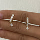 Diamond Dangle Earrings 1.3 ct Yellow Gold