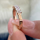Diamond Wedding Band Fashion Ring 0.60 ct TCW, Rose Gold 14K
