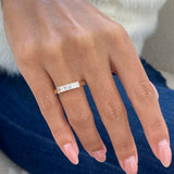 Diamond Wedding Band Fashion Ring 0.70 ct TCW, Yellow Gold 14K