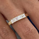 Diamond Band Ring 0.65 ct TCW, Yellow Gold 14K