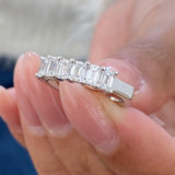 Diamond Stackable Ring 1.16 Carat White Gold 14K