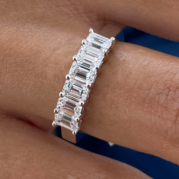 Diamond Stackable Ring 1.16 Carat White Gold 14K