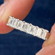 Diamond 7 Stone Ring 1.22 Carat White Gold 14K