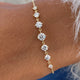 Diamond Tennis Bracelet 1 Carat Yellow Gold 14K