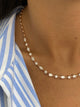Diamond Chain Necklace 5.04 Carat Rose Gold 14K