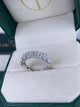 Diamond Half Eternity RIng 2.50 Carat White Gold 14K