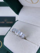 Diamond Half Eternity RIng 2.50 Carat White Gold 14K
