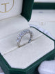 Diamond Half Eternity RIng 2.50 Carat White Gold 14K