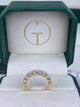 Diamond Half Eternity Ring 2.38 Carat Yellow Gold 14K