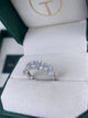 Diamond 7 Stone Ring 2.62 Carat White Gold 14K