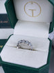 Diamond Eternity Ring 2.65 Carat White Gold 14K