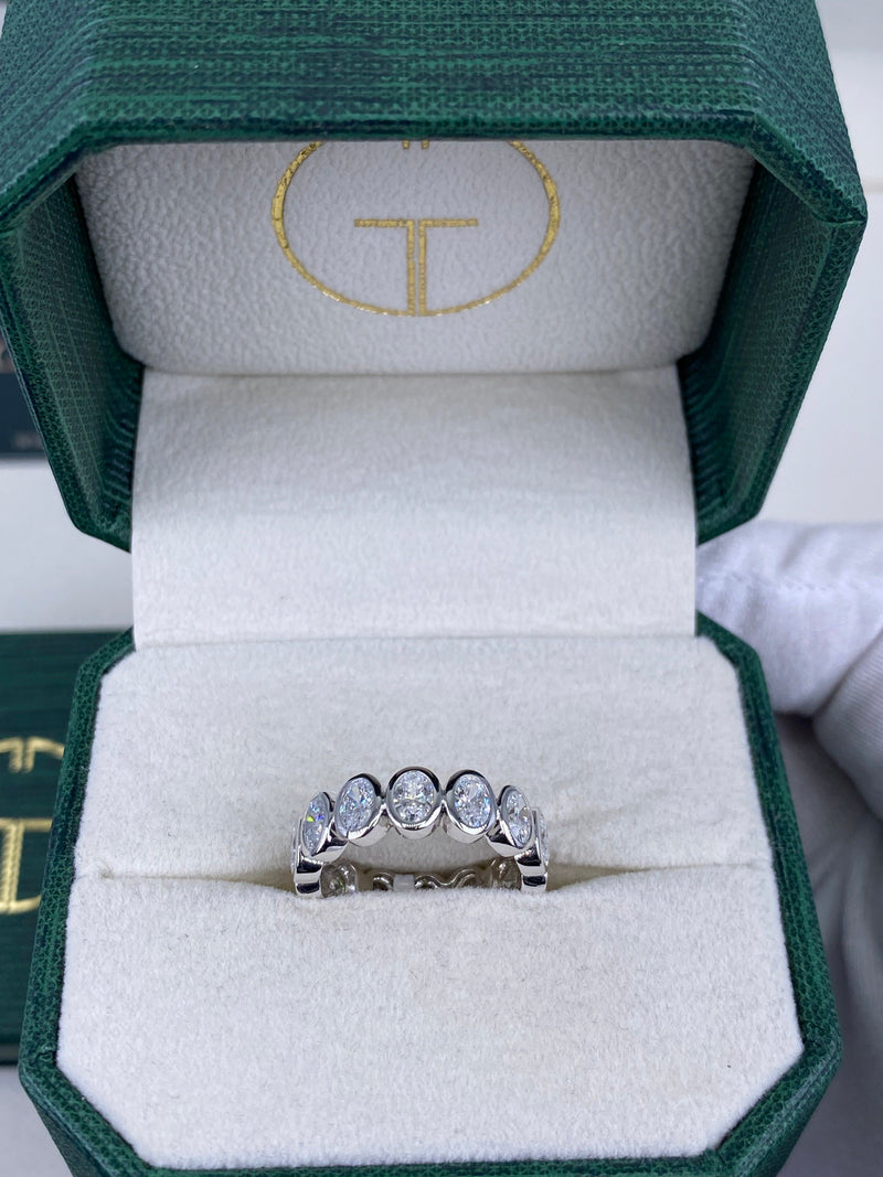 Diamond Eternity Ring 2.65 Carat White Gold 14K