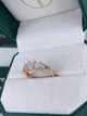 Diamond 5 Stone Ring 1.78 Carat Rose Gold 14K