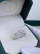 Diamond Half Eternity Ring 1.85 Carat White Gold 14K